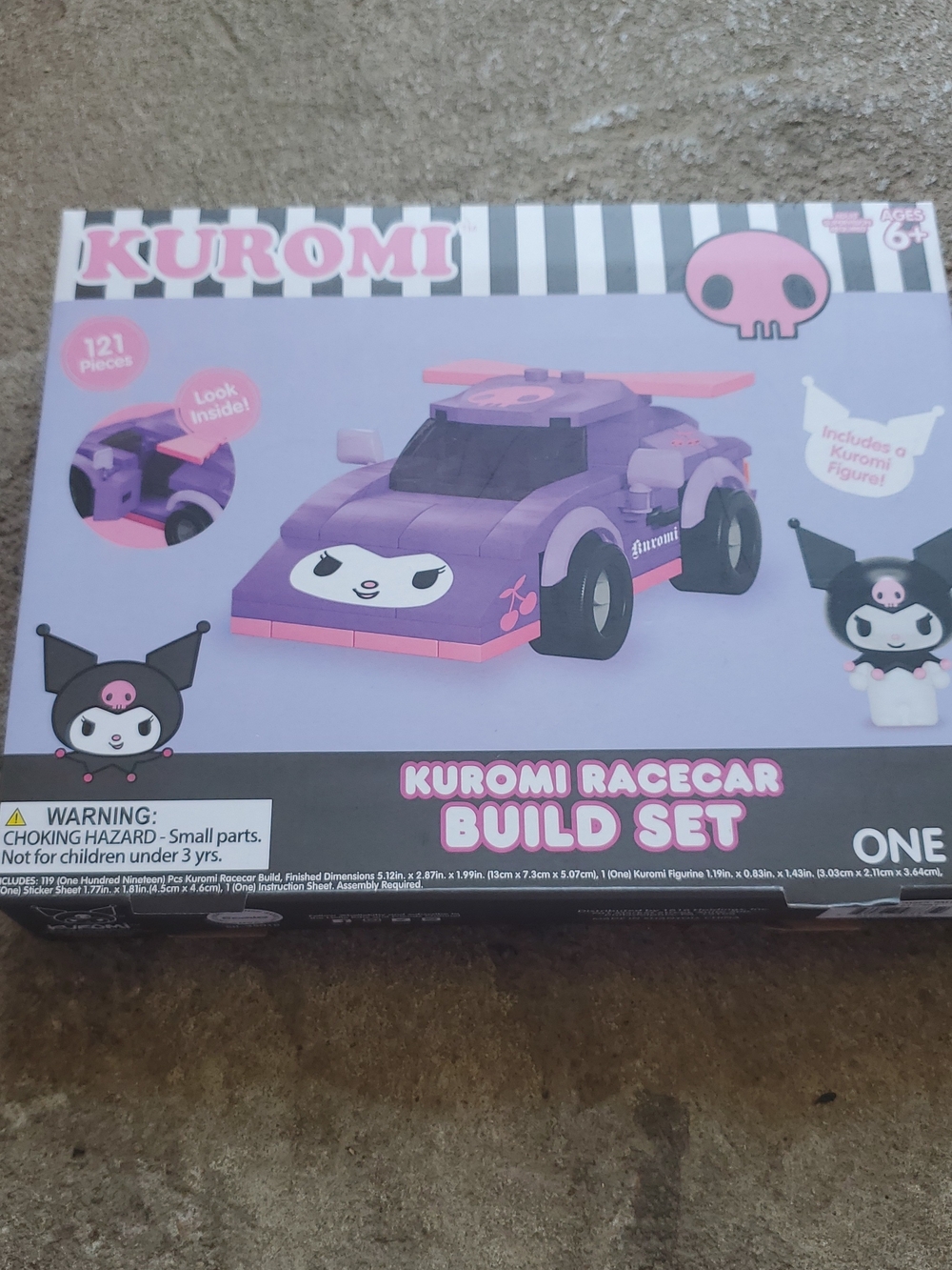 Racecar Build Set - Purple Kids Toy